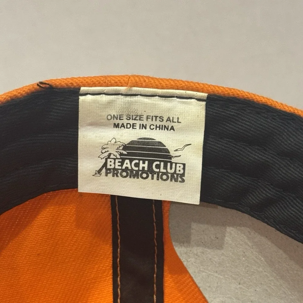 71st Annual Bike Week Daytona Beach 2012 Men Brown Orange Adj‎ Strapback Cap Hat
